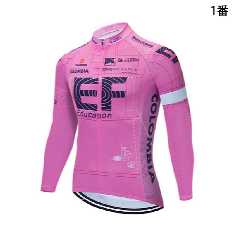 冬に最適長袖サイクリングウェア 自転車ユニフォーム Uciプロチーム Efエデュケーション Nippo 21年 Ef Education First