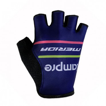 グローブハーフフィンガー チーム ランプレ・メリダ 自転車 ツーリング 指切りグローブ LAMPRE MERIDA