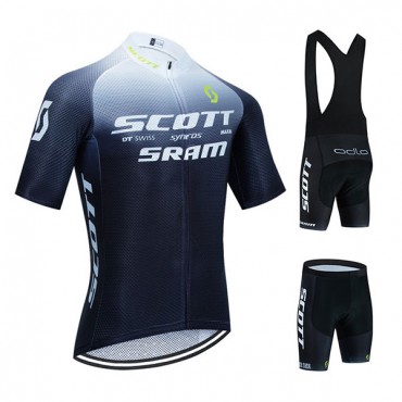 レプリカ スコット・スラム MTB レーシング チーム ショートスリーブジャージ 夏用 パンツ Scott-Sram