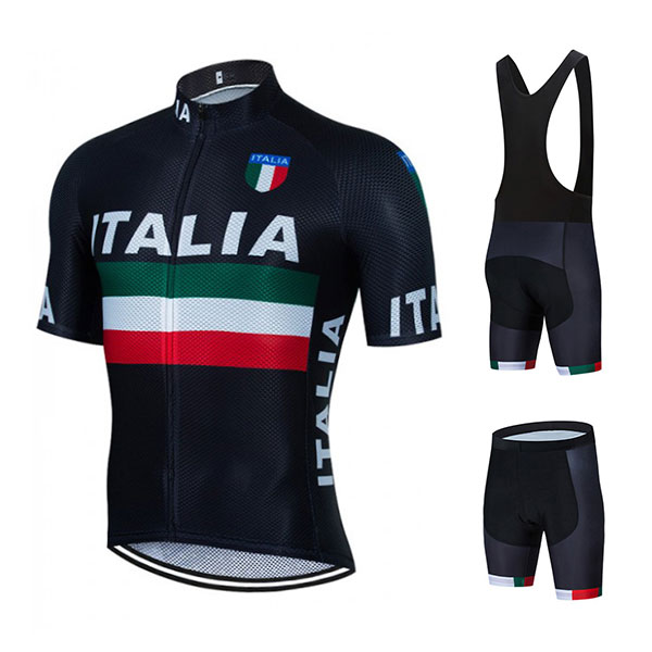 レプリカ イタリア 吸汗速乾 プロチーム半袖ジャージ ロードレースパンツ 自転車アパレル