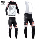 レプリカ カステリ 冬用 ジャージ サイクルウェア 自転車 ロードレース 長袖 防寒 裏起毛 Castelli 2014-2016仕様