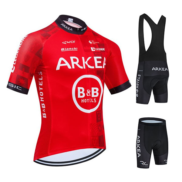 アルケア・B&Bホテルズ サイクリングウェア 自転車アパレル 夏半袖ジャージ レーサーパンツ ARKEA - B&B HOTELS