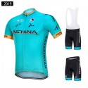 アスタナ プロチーム サイクリングパンツ ロードジャージ半袖 自転車ショーツ ASTANA Pro Team