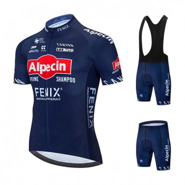 アルペシン–フェニックス サイクルビブパンツ 半袖ロードジャージ Alpecin Fenix