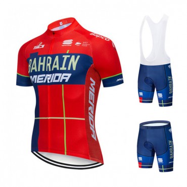 バーレーン・メリダ サイクリングショーツ 半袖サイクルジャージ BAHRAIN-MERIDA