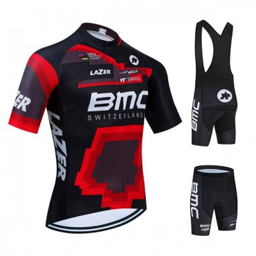BMC-Switzerland-Suisse 夏専用半袖サイクルジャージ 超高通気メッシュ 軽量ロードバイクウェア