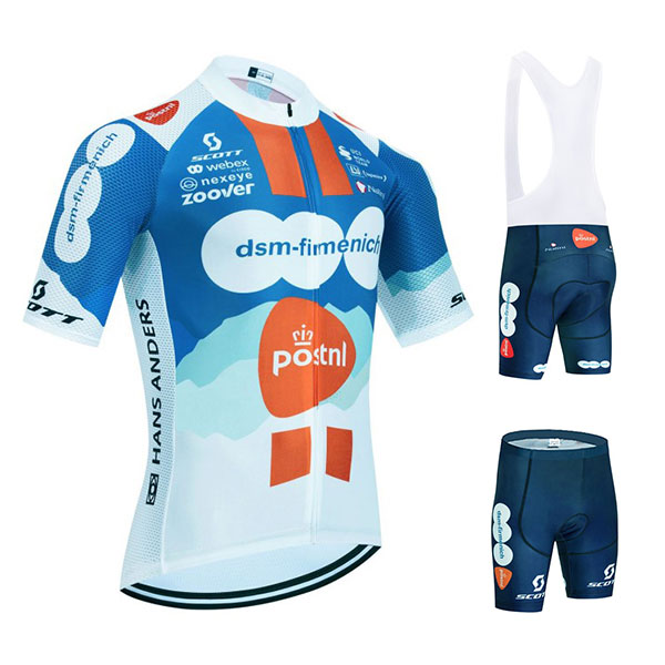 チームDSM・フィルメニッヒ・ポストNL 夏用 ロードレースジャージ サイクルパンツ 自転車ウェア DSM firmenich
