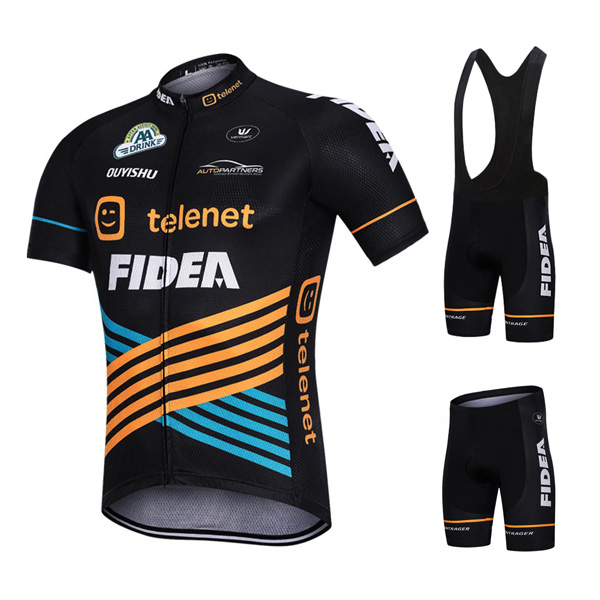 テレネット・フィデアサイクリングチーム 自転車ジャージ レーサーパンツ Telenet-Fidea Lions
