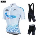 ガスプロム・ルスヴェロ 夏用 サイクルジャージ ロードレーシングパンツ Gazprom–RusVelo