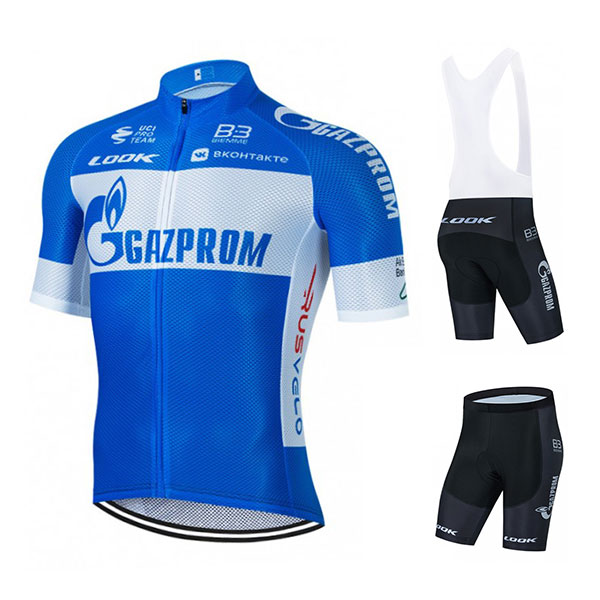 ガスプロム・ルスヴェロ 夏用 サイクルジャージ ロードレーシングパンツ Gazprom–RusVelo