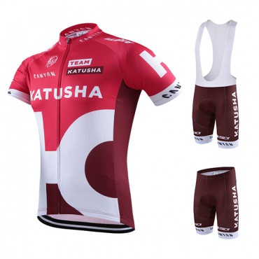 チーム カチューシャ 夏用 ロードジャージ ハーフパンツ 自転車アパレル team KATUSHA 