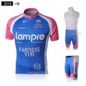 ランプレ-ファルネーゼ ヴィーニ レーサーパンツ 半袖ジャージ 自転車ウェア Lampre-FARNESE VINI