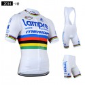 ランプレ メリダ 夏用UVカットジャージ 自転車レーサーパンツ Lampre-Merida 