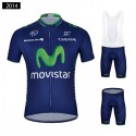 モビスター チーム 夏用サイクル半袖ジャージ サイクリングパンツ team MOVISTAR