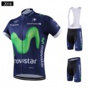 モビスター チーム 夏用サイクル半袖ジャージ サイクリングパンツ team MOVISTAR