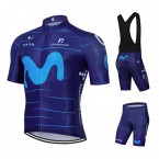 モビスター チーム 夏用サイクル半袖ジャ...