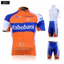 ラボバンク プロチーム 半袖サイクルジャージ サイクリングパンツ RABOBANK