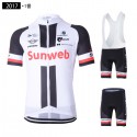 チーム サンウェブ サイクルウェア ロードレースジャージ 夏物 自転車パンツ SUNWEB