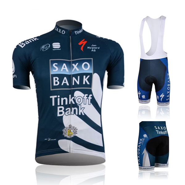 ティンコフチーム サクソ＝ティンコフ サイクリングショーツ ショートスリーブジャージ SAXO-Tinkoff