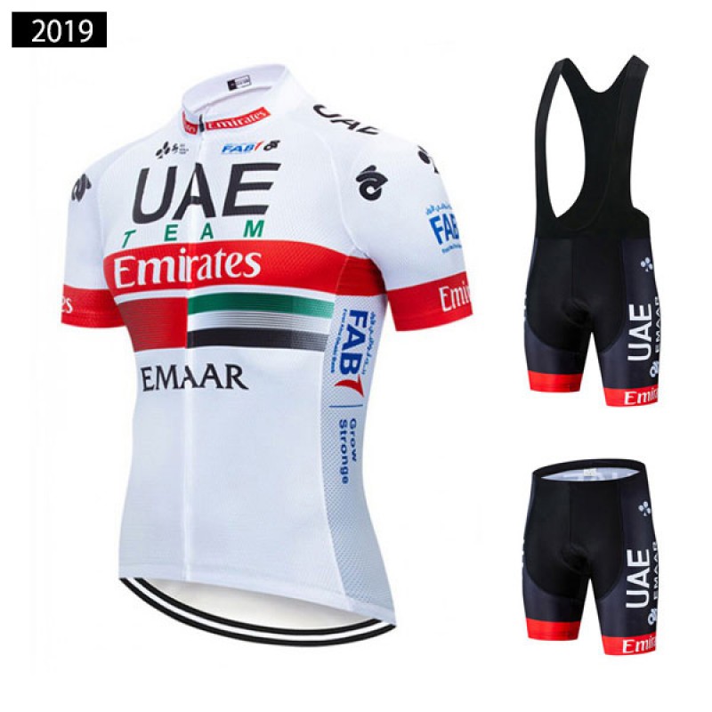 UAE チーム エミレーツ サイクルウェア ショートスリーブジャージ