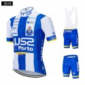 W52–FC Porto 自転車競技服装 夏 吸水速乾 サイクルウェア