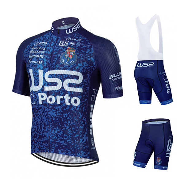 W52–FC Porto 自転車競技服装 夏 吸水速乾 サイクルウェア