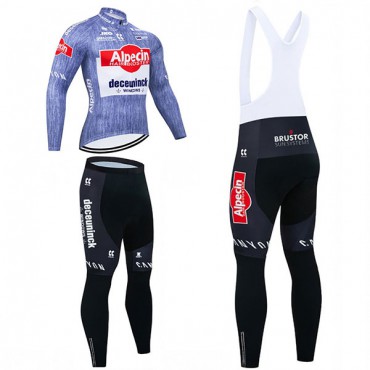 アルペシン・ドゥクーニンク チーム 長袖ジャージ ロングパンツ 通気メッシュ裏起毛から選択可能 ALPECIN-DECEUNINCK