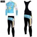 アスタナ プロチーム 長袖サイクルウエア 自転車ロードジャージ ロングパンツ ASTANA Pro Team
