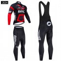 BMC-Switzerland-Suisse 公式デザイン 長袖サイクルジャージ メッシュ/裏起毛 2素材選択可 ロードバイクウェア