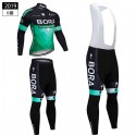 ボーラ・ハンスグローエ ツーリング時期冬用服装 自転車用ロングスリーブジャージ スパッツ BORA-hansgrohe