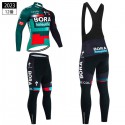 ボーラ・ハンスグローエ ツーリング時期冬用服装 自転車用ロングスリーブジャージ スパッツ BORA-hansgrohe