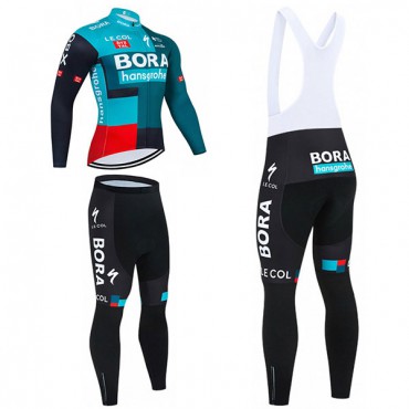 ボーラ・ハンスグローエ ツーリング時期冬用服装 自転車用ロングスリーブジャージ スパッツ BORA-hansgrohe