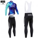 デカトロン・AG2R・ラ・モンディアル サイクルウエア長袖セット ロングスリーブジャージ ロング丈パンツ DECATHLON AG2R LA MONDIALE TEAM