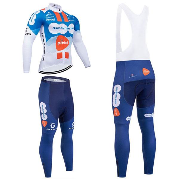 Team DSM–Firmenich PostNL レプリカ長袖サイクルジャージ メッシュ / 裏起毛 2 種 ロードバイクウェア