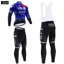 FDJ–SUEZ レプリカ長袖サイクルジャージ メッシュ / 裏起毛 2 種 ロードバイクウェア