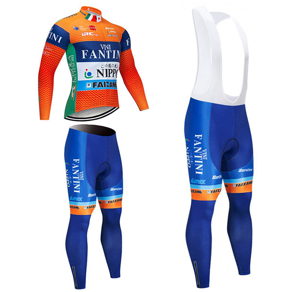 NIPPO ヴィーニファンティーニ サイクルロードレースジャージ 自転車競技服 ロングパンツ Nippo-Vini Fantini
