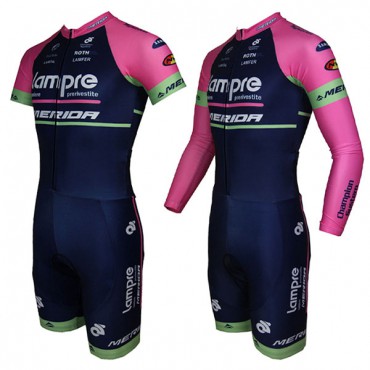 スキンスーツサイクリング 半袖 長袖 TEAM LAMPRE-MERIDA