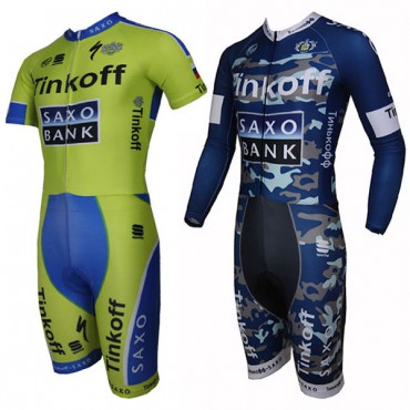 スキンスーツ サイクリング ワンピーススーツ Tinkoff SAXO 2色