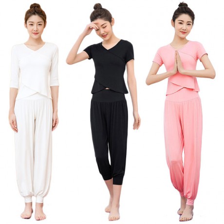 ファッション ヨガウェア|ゆったり 半袖...